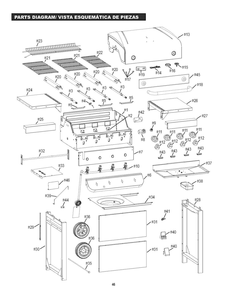 Diagram Diagram and Parts List for 463332718 2018 Char-Broil Grill