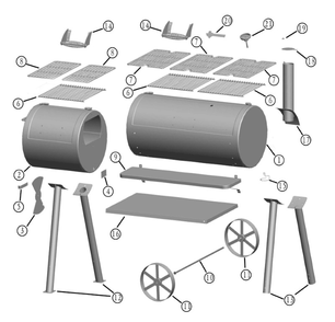 Diagram Diagram and Parts List for 11201699  Char-Broil Grill