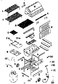 Part Location Diagram of 4153714 Char-Broil Ignitor