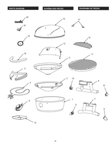 Part Location Diagram of 29104516 Char-Broil Top Lid