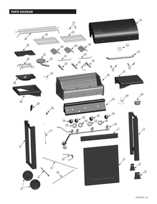 Diagram 1 Diagram and Parts List for 466724112  Char-Broil Grill