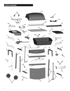 Diagram 1 Diagram and Parts List for 463722711  Char-Broil Grill