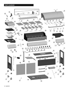 Diagram Diagram and Parts List for 466226113  Char-Broil Grill