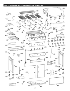 Diagram Diagram and Parts List for 463243518 2018 Char-Broil Grill