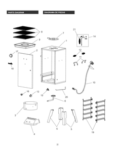 Diagram Diagram and Parts List for 15202032 2015 Char-Broil Smoker