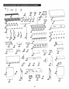 Diagram Diagram and Parts List for 463227315 2015 Char-Broil Grill