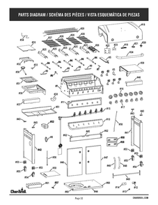Diagram Diagram and Parts List for 463274719 2020 Char-Broil Grill