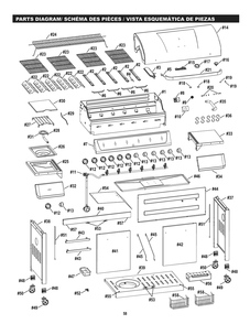 Diagram Diagram and Parts List for 463274517 2017 Char-Broil Grill