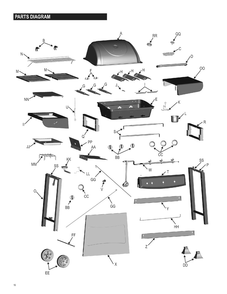 Part Location Diagram of g312-4000-w1 Char-Broil Control Panel