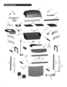 Diagram Diagram and Parts List for 463721310  Char-Broil Grill