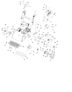 Reel Assembly Diagram and Parts List for HTS-20HD 1140007749 thru 1175003445 Classen Seeder