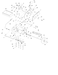 Hopper Assembly Diagram and Parts List for HTS-20HD 1140007749 thru 1175003445 Classen Seeder