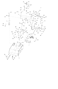 Part Location Diagram of 400461.7 Classen Left Lower Handle Bar