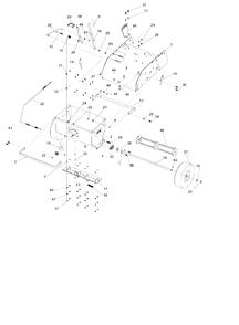 Hopper Assembly Diagram and Parts List for HTS-20HD 1190000000 to date Classen Seeder