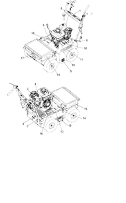 Assembly Labels Diagram and Parts List for HTS-20HD 1190000000 to date Classen Seeder