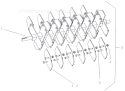 Part Location Diagram of 700025 Classen Shaft W/Blade Holders, Multipurpose