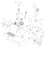 Reel Assembly Diagram and Parts List for HTS-20HD 1190000000 to date Classen Seeder