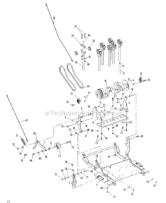 Part Location Diagram of 100655 Classen Spring, Small