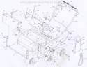 Part Location Diagram of 500166 Classen Bolt, 3/8-16x3 All Thread Carriage