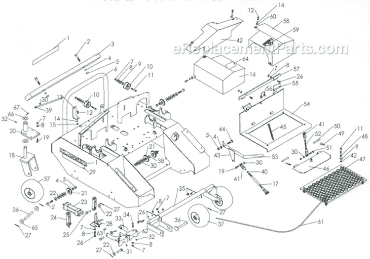 Page A Diagram and Parts List for SA-25 S.N. 100 & Above Classen Aerator