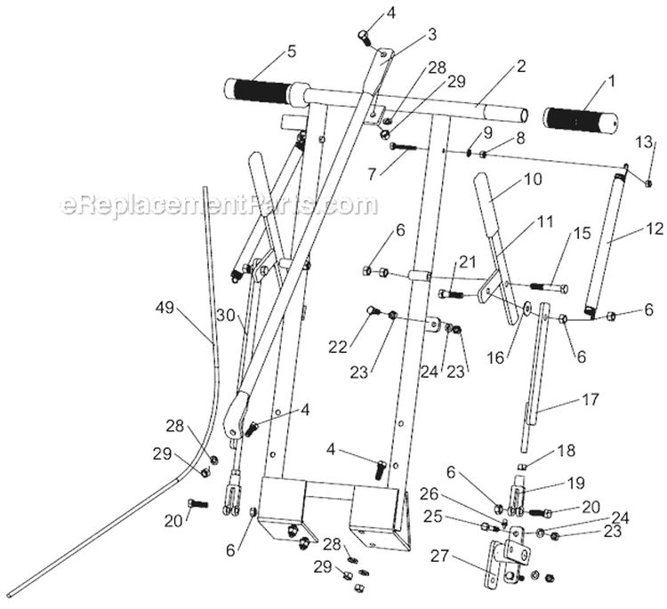 Page C Diagram and Parts List for SC-18/55 S.N. 003956 and Above Classen Sod Cutter