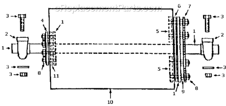 Page D Diagram and Parts List for TA-19D S.N. 000540 & Above Classen Aerator