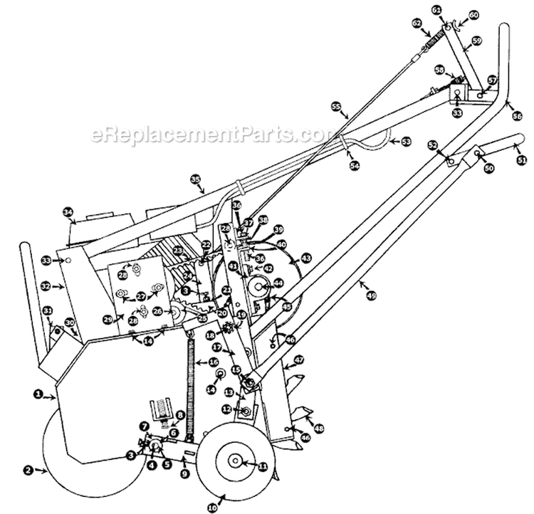 Page A Diagram and Parts List for TA-26D S.N. 000252 & Above Classen Aerator