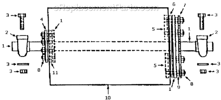 Page D Diagram and Parts List for TA-26D S.N. 000252 & Above Classen Aerator