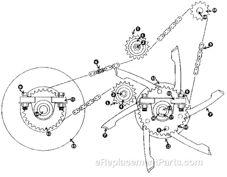 Page E Diagram and Parts List for TA-26D S.N. 000252 & Above Classen Aerator