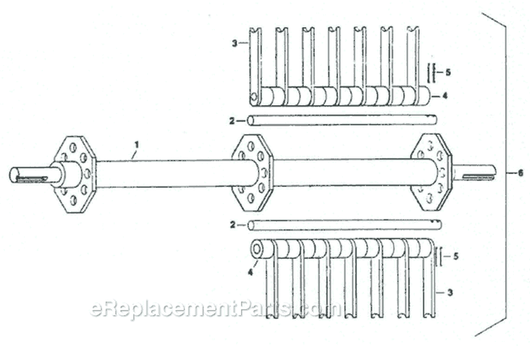 Page B Diagram and Parts List for TR-20 S.N. 002009 & Above Classen Dethatcher