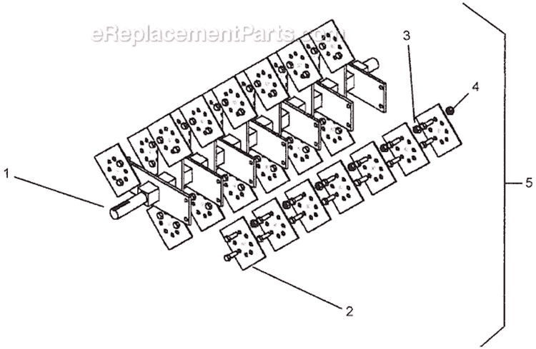 Page E Diagram and Parts List for TSS-20 S.N. 001000 & Above Classen Seeder