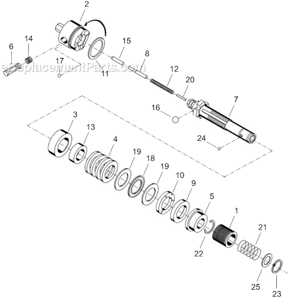Page D Diagram and Parts List for 14BPA04Q  Cleco Electric Drill