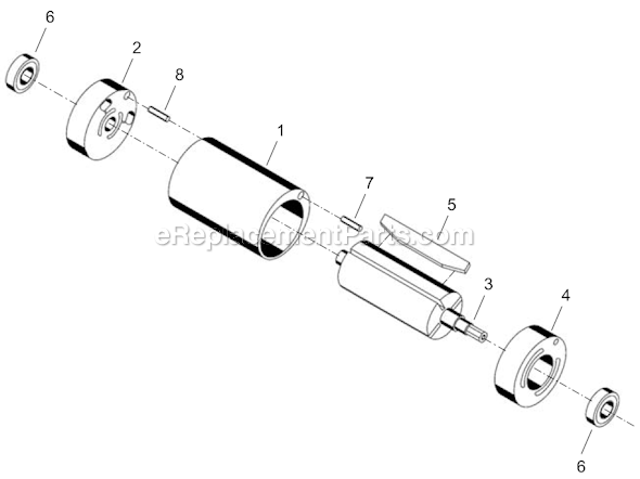 Page B Diagram and Parts List for 14BPA05Q  Cleco Electric Drill