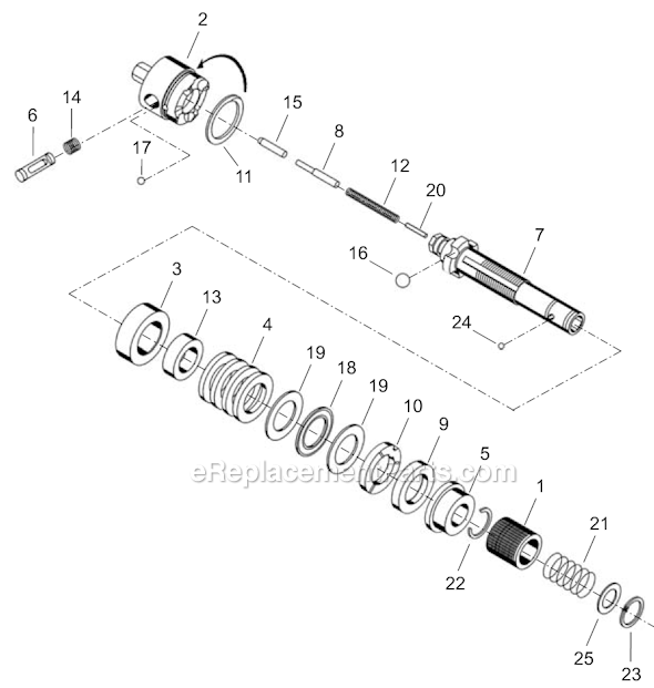Page D Diagram and Parts List for 14BPA05Q  Cleco Electric Drill
