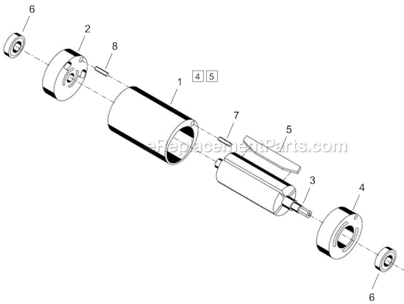 Page B Diagram and Parts List for 14BPA06Q  Cleco Electric Drill