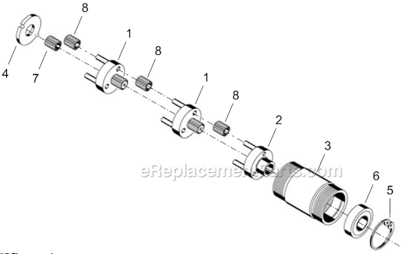 Page C Diagram and Parts List for 14BPA06Q  Cleco Electric Drill