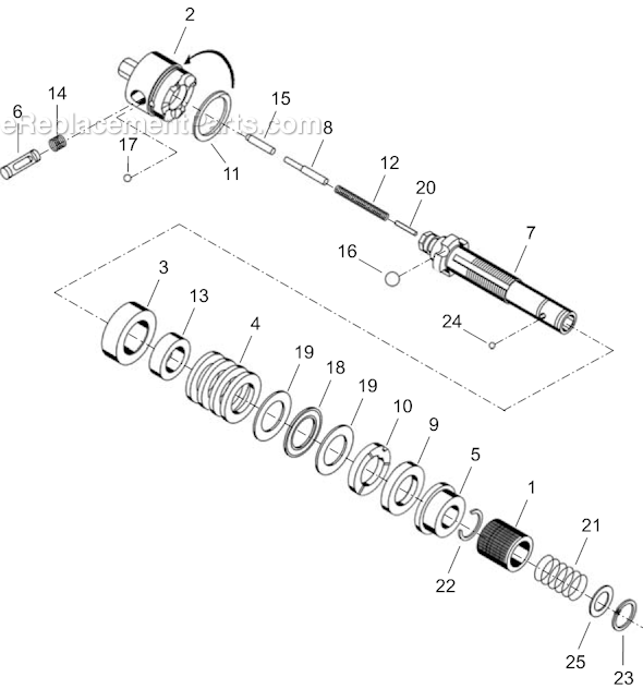 Page D Diagram and Parts List for 14BPA06Q  Cleco Electric Drill
