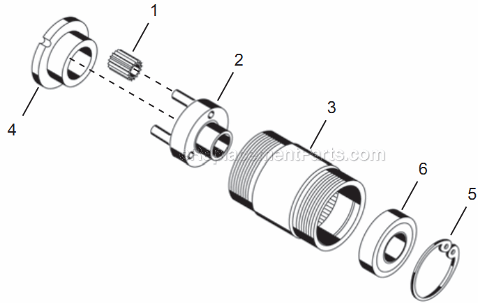 Page C Diagram and Parts List for 14PCA02Q  Cleco Electric Drill