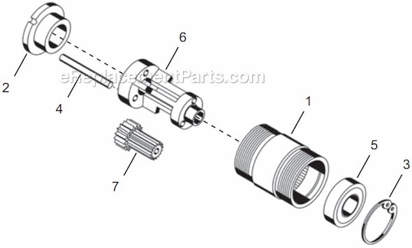 Page C Diagram and Parts List for 14PCA03Q  Cleco Electric Drill