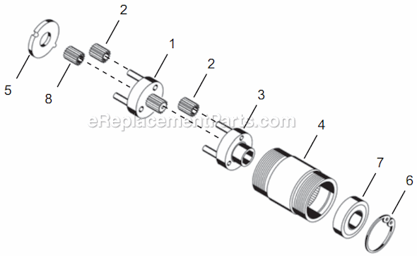 Page C Diagram and Parts List for 14PCA04Q  Cleco Electric Drill