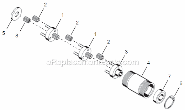 Page C Diagram and Parts List for 14PCA06Q  Cleco Electric Drill