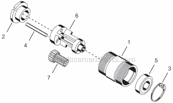 Page C Diagram and Parts List for 14PTA03Q  Cleco Electric Drill