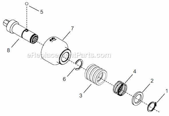 Page F Diagram and Parts List for 14PTA07Q  Cleco Electric Drill