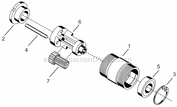 Page C Diagram and Parts List for 14PTA10Q  Cleco Electric Drill