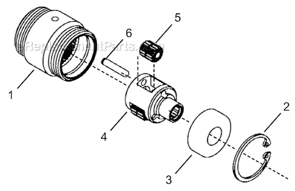 Page E Diagram and Parts List for 14PTA10Q  Cleco Electric Drill
