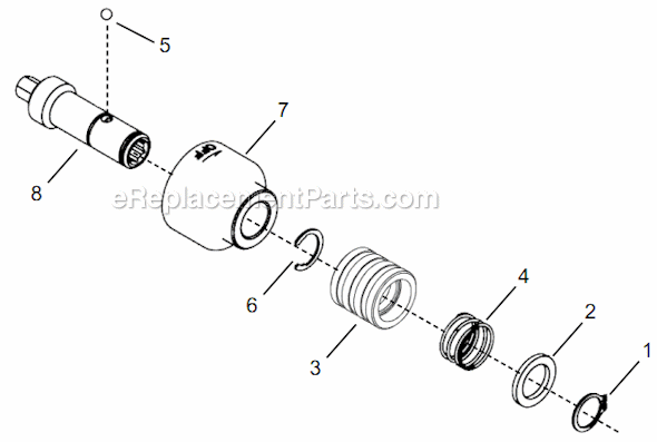 Page F Diagram and Parts List for 14PTA10Q  Cleco Electric Drill