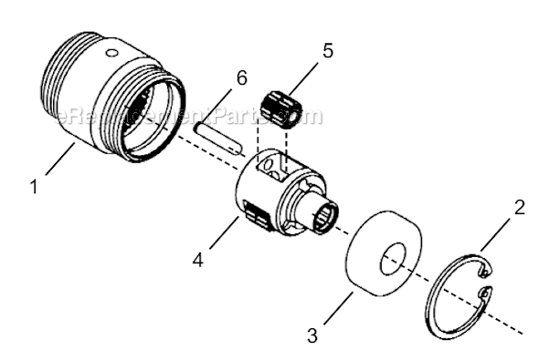 Page E Diagram and Parts List for 14PTA15Q  Cleco Electric Drill