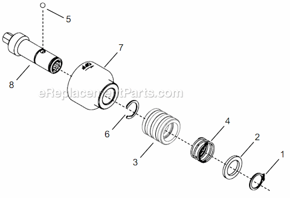 Page F Diagram and Parts List for 14PTA15Q  Cleco Electric Drill