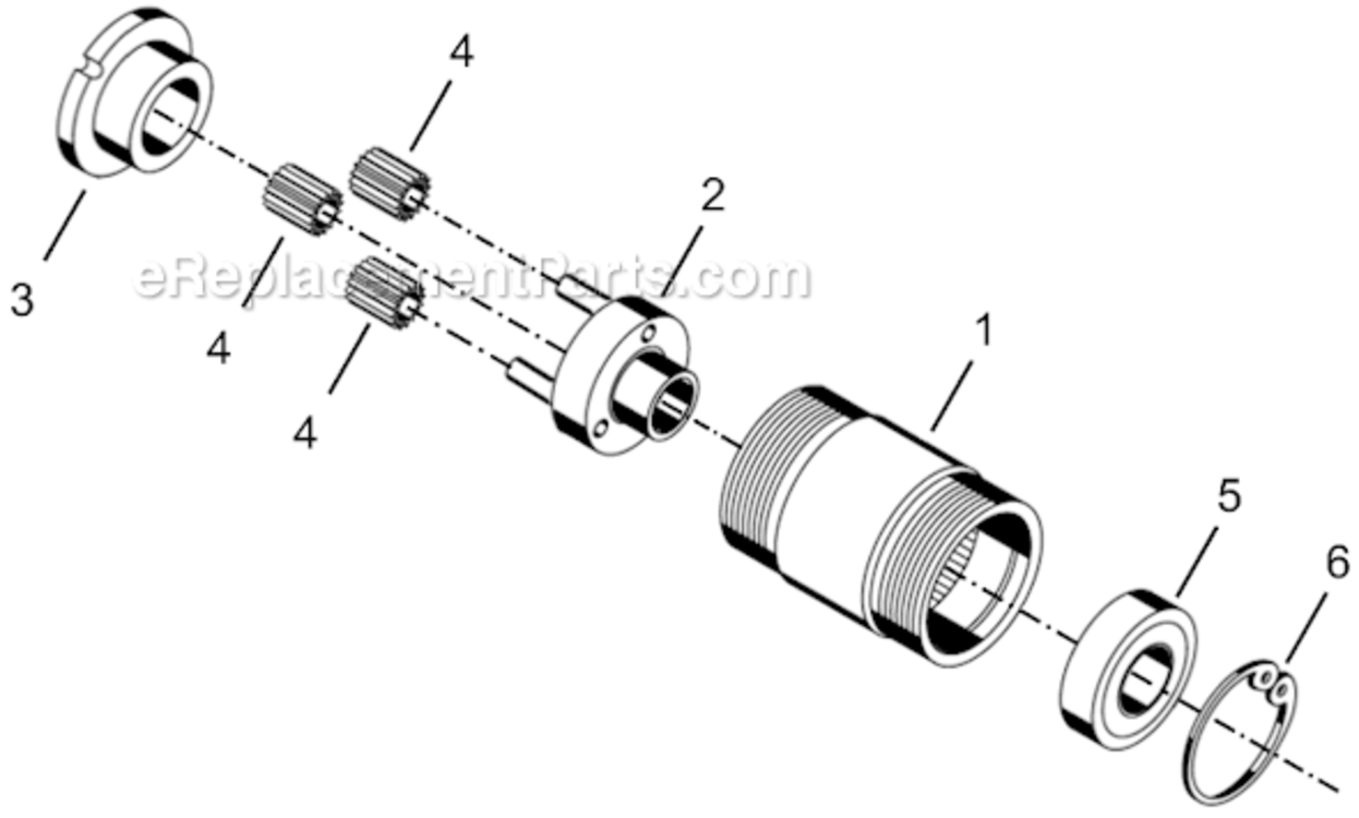 Page C Diagram and Parts List for 14RAA02AH2  Cleco Ratchet