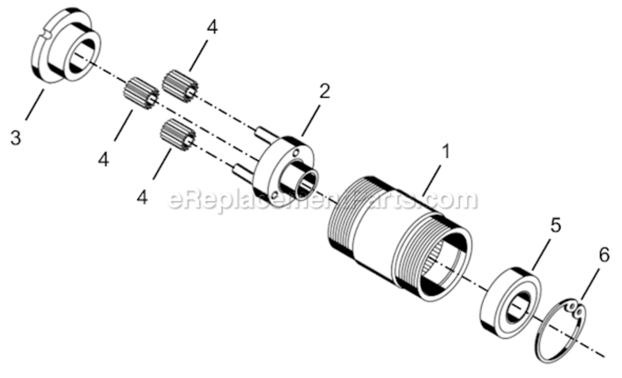 Page C Diagram and Parts List for 14RAA02AH3  Cleco Ratchet